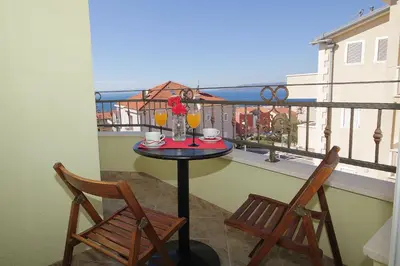 Balkon ili terasa u objektu Apartments Adriatika