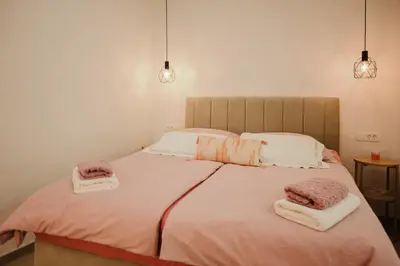 Krevet ili kreveti u jedinici u objektu Stylish town centre apartment MariRoza