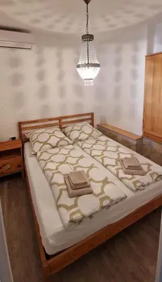 Krevet ili kreveti u jedinici u objektu Apartment Carpe Diem Ivan Dolac