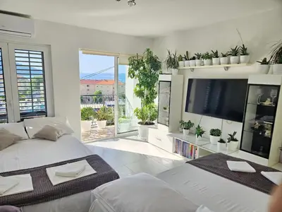 TV i/ili zabavni centar u objektu Sea & River Escape
