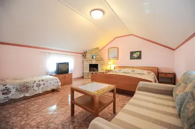 TV i/ili zabavni centar u objektu Apartment Nina