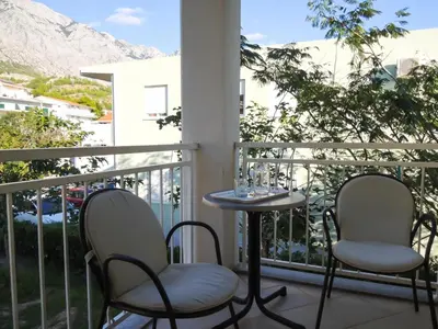 Pogled na planine ili pogled na planine iz apartmana