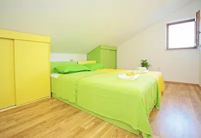 Krevet ili kreveti u jedinici u objektu Green Lagoon, Hvar island