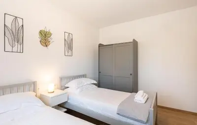Krevet ili kreveti u jedinici u objektu Luxurious Home In Zadvarje
