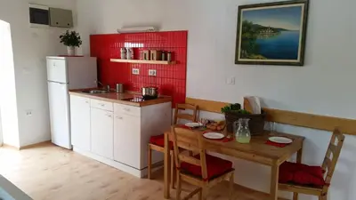 Kuhinja ili čajna kuhinja u objektu Holiday Home Bobovisca