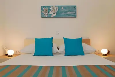 Krevet ili kreveti u jedinici u objektu Robinzon Villa Zavala
