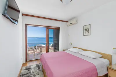 Krevet ili kreveti u jedinici u objektu Studio Baska Voda 301c