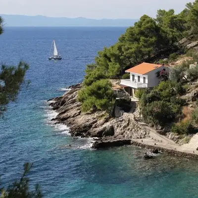 Seaside secluded apartments Cove Torac