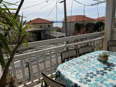 Balkon ili terasa u objektu Apartment near the beach DRAGA
