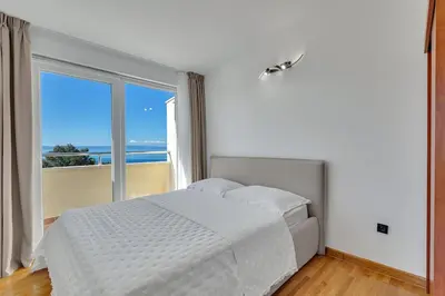 Krevet ili kreveti u jedinici u objektu Apartman Vamtesa - Makarska Exklusiv