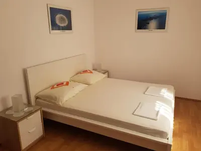 Krevet ili kreveti u jedinici u objektu Apartments by the sea Basina, Hvar - 5700