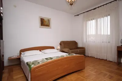 Krevet ili kreveti u jedinici u objektu Studio Jelsa 5728a