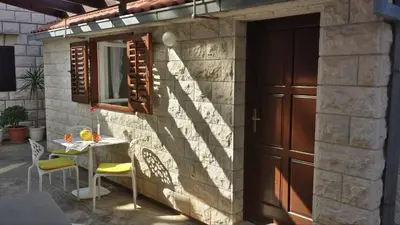 Balkon ili terasa u objektu Supetar Apartment City Center