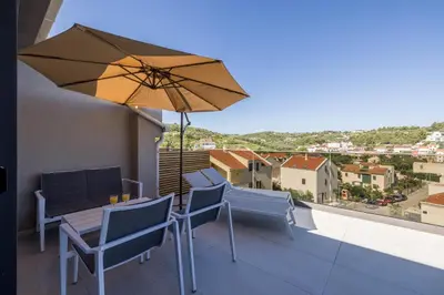 Balkon ili terasa u objektu Golden Sunset Sutivan - Exclusive 4-Star Apartment