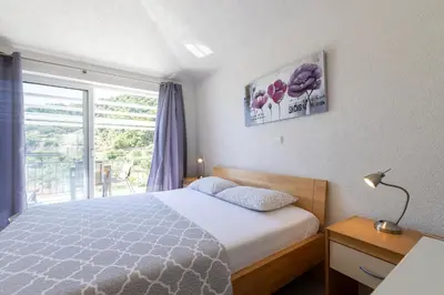 Krevet ili kreveti u jedinici u objektu Seaside secluded apartments Cove Torac, Hvar - 8653