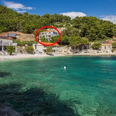 Seaside secluded apartments Cove Torac