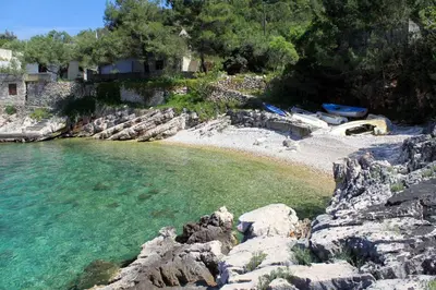 Tlocrt objekta Apartments by the sea Cove Zarace - Gdinj, Hvar - 8712