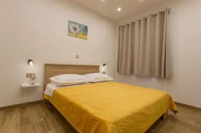 Krevet ili kreveti u jedinici u objektu Apartments by the sea Cove Zastupac, Hvar - 8761