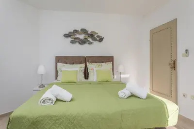 Krevet ili kreveti u jedinici u objektu Double Room Hvar 8785a