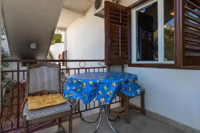 Balkon ili terasa u objektu Apartments by the sea Sumpetar, Omis - 9435