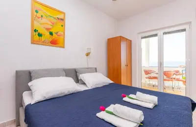 Krevet ili kreveti u jedinici u objektu Apartments Zorica