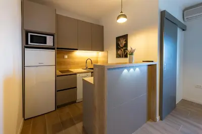 Kuhinja ili čajna kuhinja u objektu Apartmani LIKI