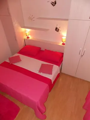 Krevet ili kreveti u jedinici u objektu Apartmani Niki Hvar