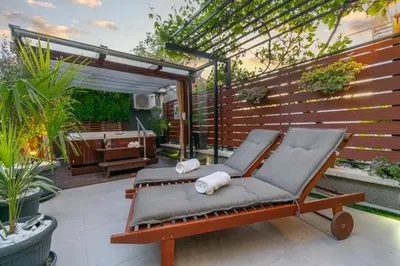 Vrt u objektu Apartments Villa Tomaš