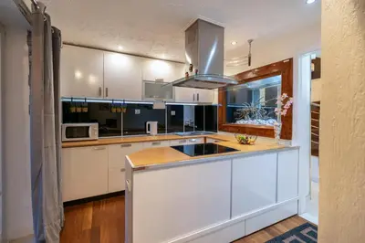 Kuhinja ili čajna kuhinja u objektu Apartments Villa Tomaš