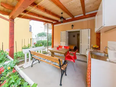 Balkon ili terasa u objektu Apartments Anita-Triple room with terrace