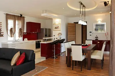 Kuhinja ili čajna kuhinja u objektu Villa Nera
