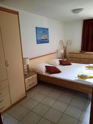 Krevet ili kreveti u jedinici u objektu Apartments by the sea Puntinak - Brac - 24192