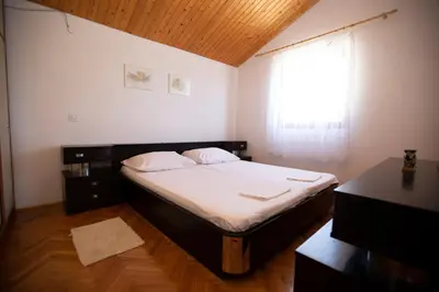 Krevet ili kreveti u jedinici u objektu Apartments by the sea Lokva Rogoznica, Omis - 19633