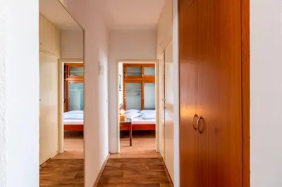 Krevet ili kreveti u jedinici u objektu Apartment on the beach Perla Bianca