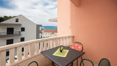 Balkon ili terasa u objektu Studio Apartman Erstic 2 - Baska Voda by Villas Guide