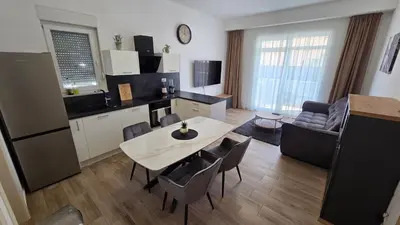 Kuhinja ili čajna kuhinja u objektu Apartment Antonio Podstrana