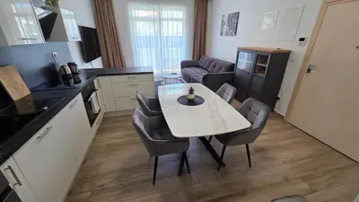 Kuhinja ili čajna kuhinja u objektu Apartment Antonio Podstrana