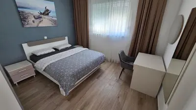 Krevet ili kreveti u jedinici u objektu Apartment Antonio Podstrana