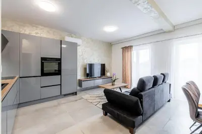 Kuhinja ili čajna kuhinja u objektu Apartment Nikol