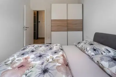 Krevet ili kreveti u jedinici u objektu New apartment Podstrana2
