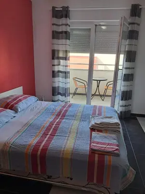 Krevet ili kreveti u jedinici u objektu Apartmani Ivanovic Makarska