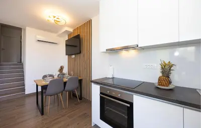 Kuhinja ili čajna kuhinja u objektu Gorgeous Apartment In Stanici With Wifi