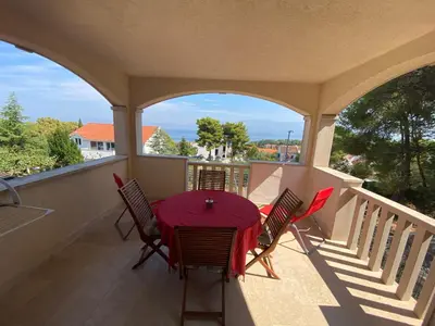 Balkon ili terasa u objektu Apartments Serenity