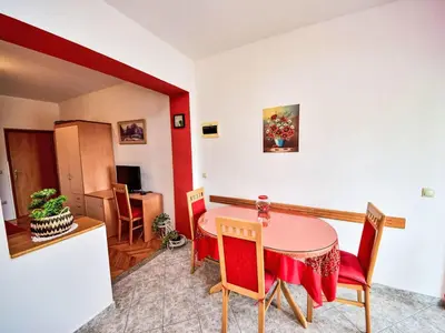 TV i/ili zabavni centar u objektu Apartmani Dajak 1