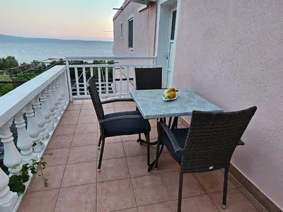 Balkon ili terasa u objektu Apartments Sea and Pine