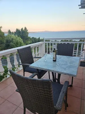 Balkon ili terasa u objektu Apartments Sea and Pine