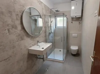 Kupaonica u objektu Podstrana Sea View Apartments