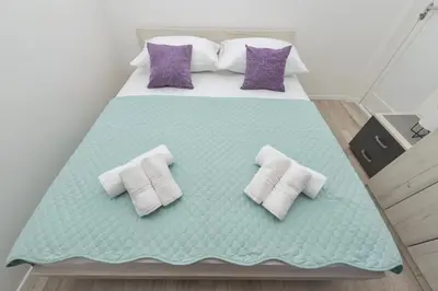 Krevet ili kreveti u jedinici u objektu Apartment Violet