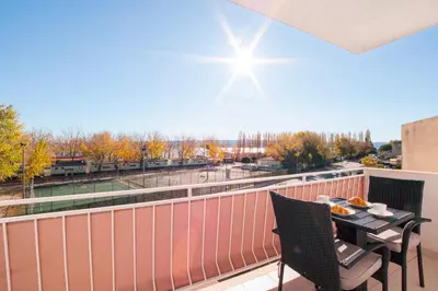 Balkon ili terasa u objektu Sunny house Lilja