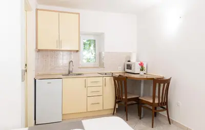 Kuhinja ili čajna kuhinja u objektu 1 Bedroom Awesome Apartment In Baska Voda
